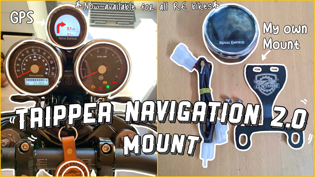 Royal Enfield Tripper Navigation Mount 2.0 (Easy To Install)