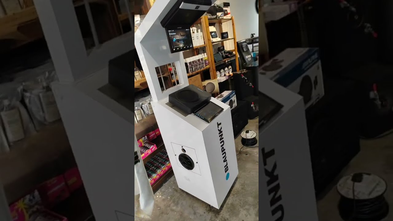Blaupunkt Demo Stand. Drop by to test out Blaupunkt Cape Town Android, GTR8110 Sub, Rome910M Monitor