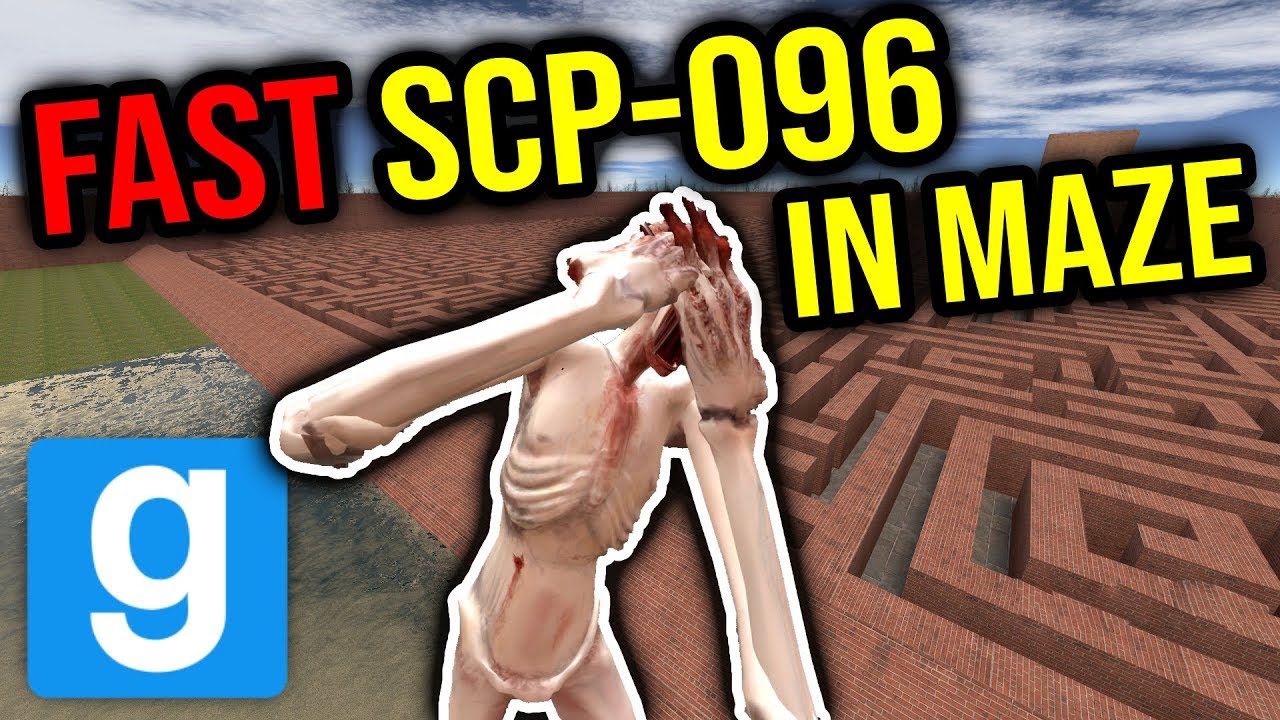 SCARY SCP-096 MAZE CHASE!! (gmod scp)