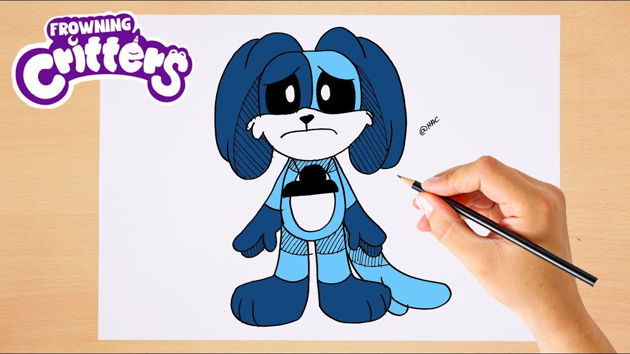 How to Draw DogPressed | Step by step | Frowning Critters | Poppy Playtime Chapter 3 (Easy Drawing)