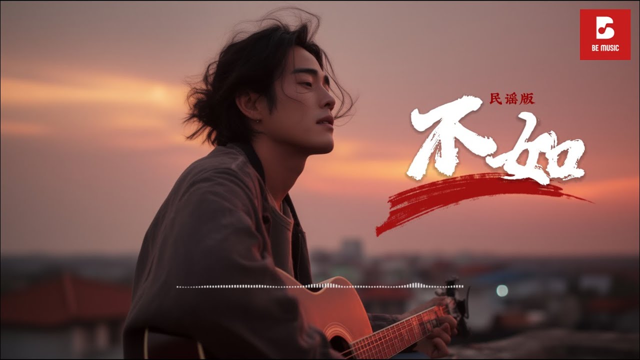 《不如》民谣版｜不如當你死掉了就好 死在你離開的那一秒 不如當你會愛我到老 不愛的樣子我見不到 | 動態歌詞MV | 民谣歌曲｜Lyrics Music Video