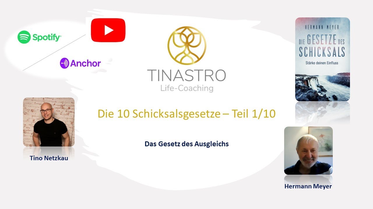 Interview mit  Hermann Meyer: Die Gesetze des Schicksals Teil 1/10 - Das Gesetz des Ausgleichs