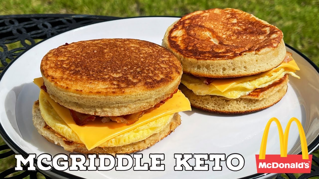 SANDWICH DE DESAYUNO KETO | KETO MCGRIDDLE | DIETA KETO