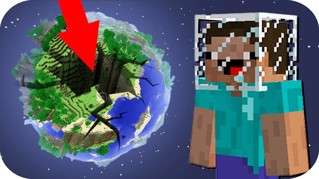 NOOB DESTRUYE EL PLANETA DE MINECRAFT 100% TROLL TRAMPA DE NOOB