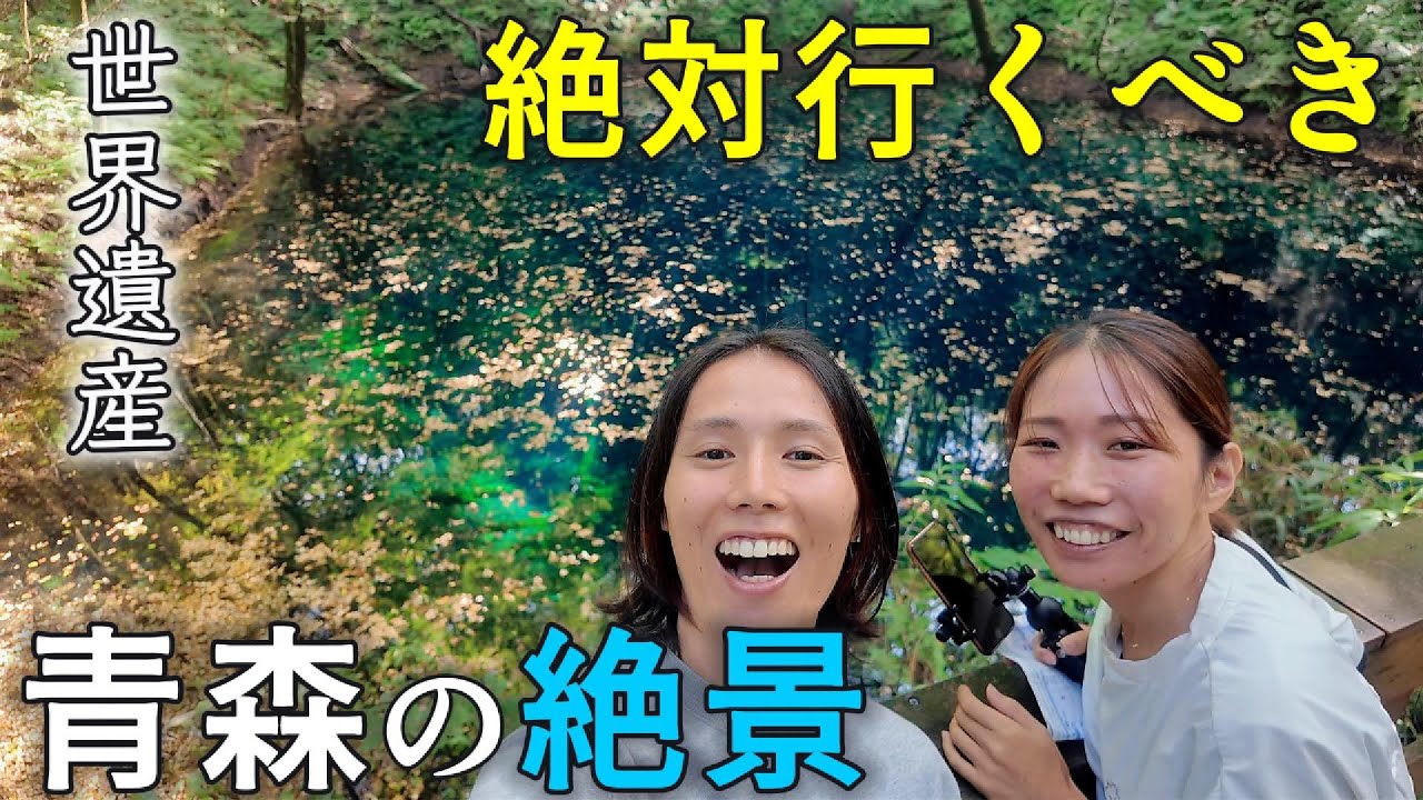 【青森Vlog】白神山地・十二湖の青の絶景に感動｜観光ランキング１位スポットを巡る旅