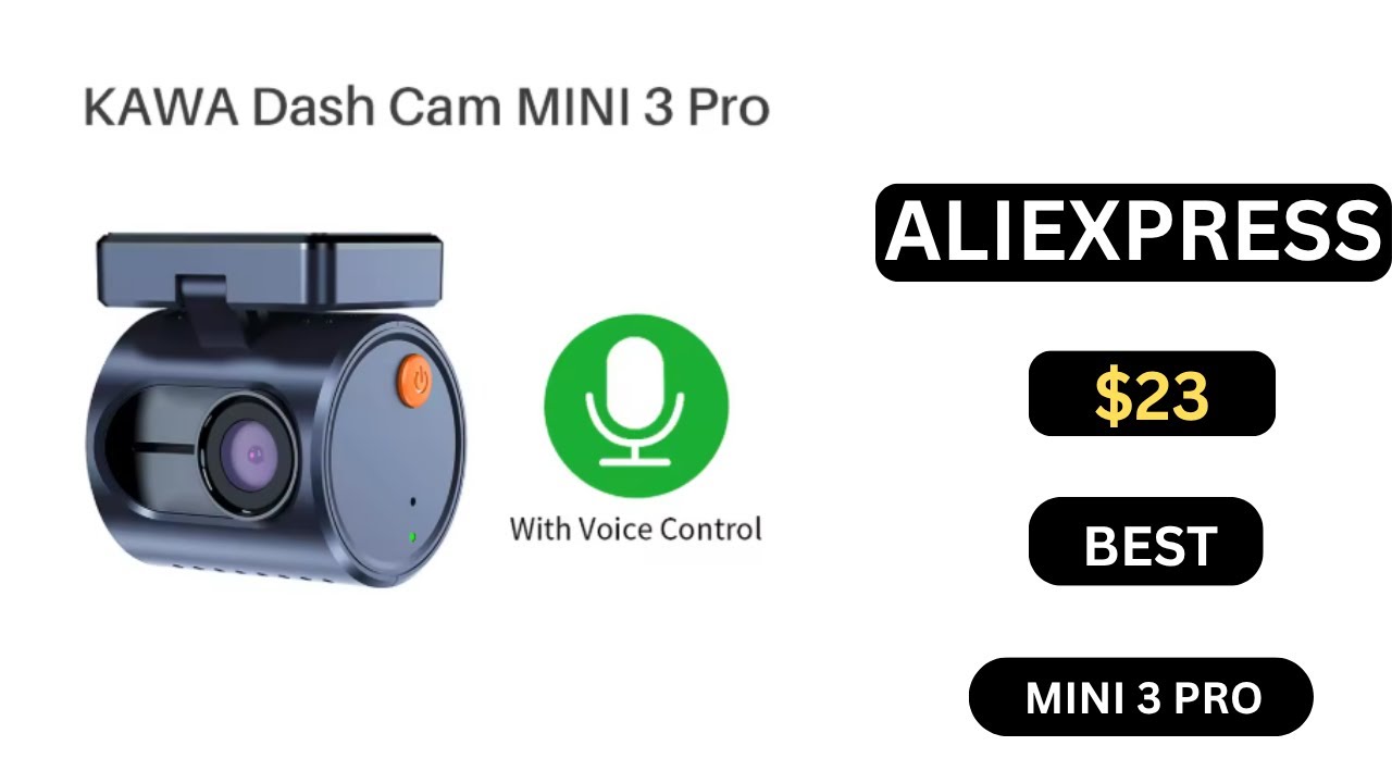 $43 Best 2K KAWA MINI 3 Pro Camera Auto Video Recorder Car dashcam Voice  2025 for Aliexpress
