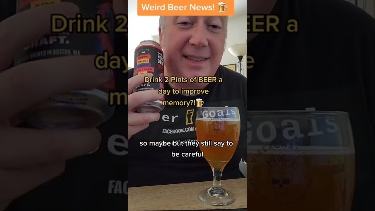 This is why scientists say you should drink 2 Pints of #Beer a day! #BeerGoals 🍺  #shorts