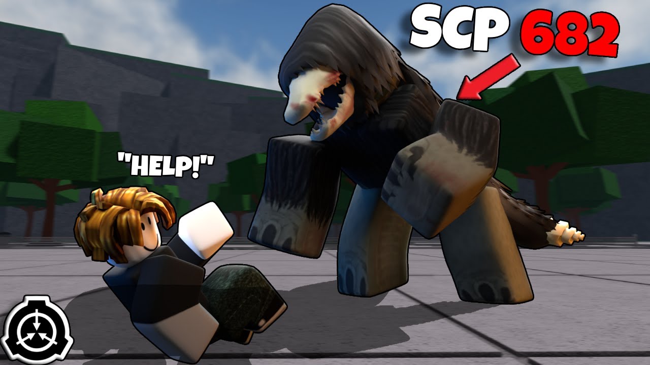 Trolling Players As SCP 682 In The Strongest Battlegrounds