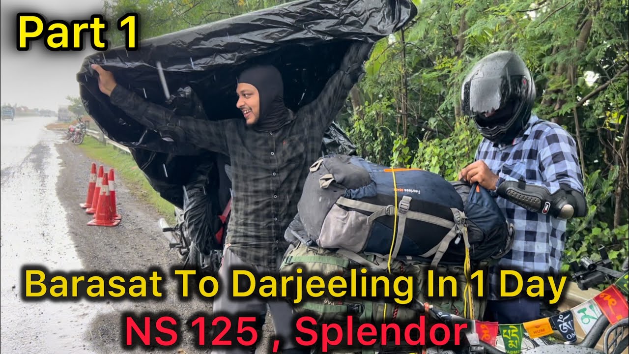 Barasat To Darjeeling In 1Day On NS 125 & Splendor & FZ 25 | Long Ride on 125 cc Bike |