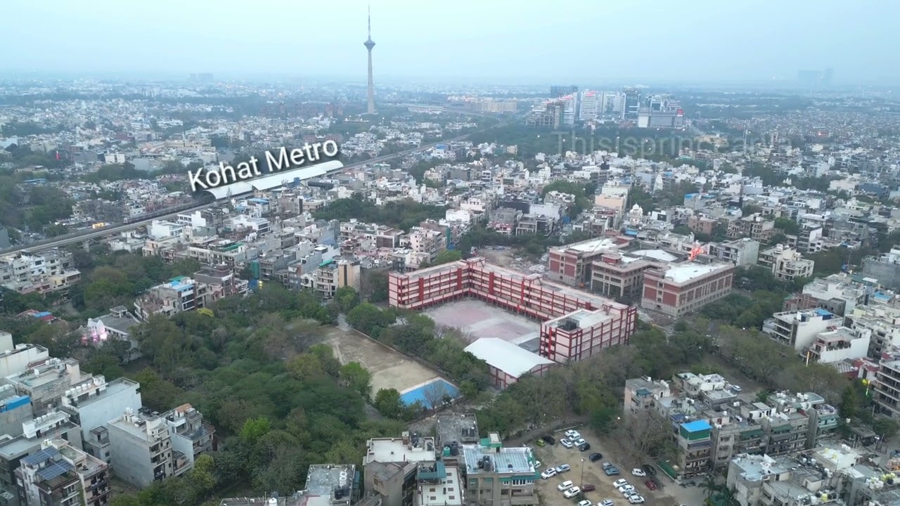 Pitam pura drone view , Lok Vihar , Kohat Enclave , Rani bagh , Harsh Vihar