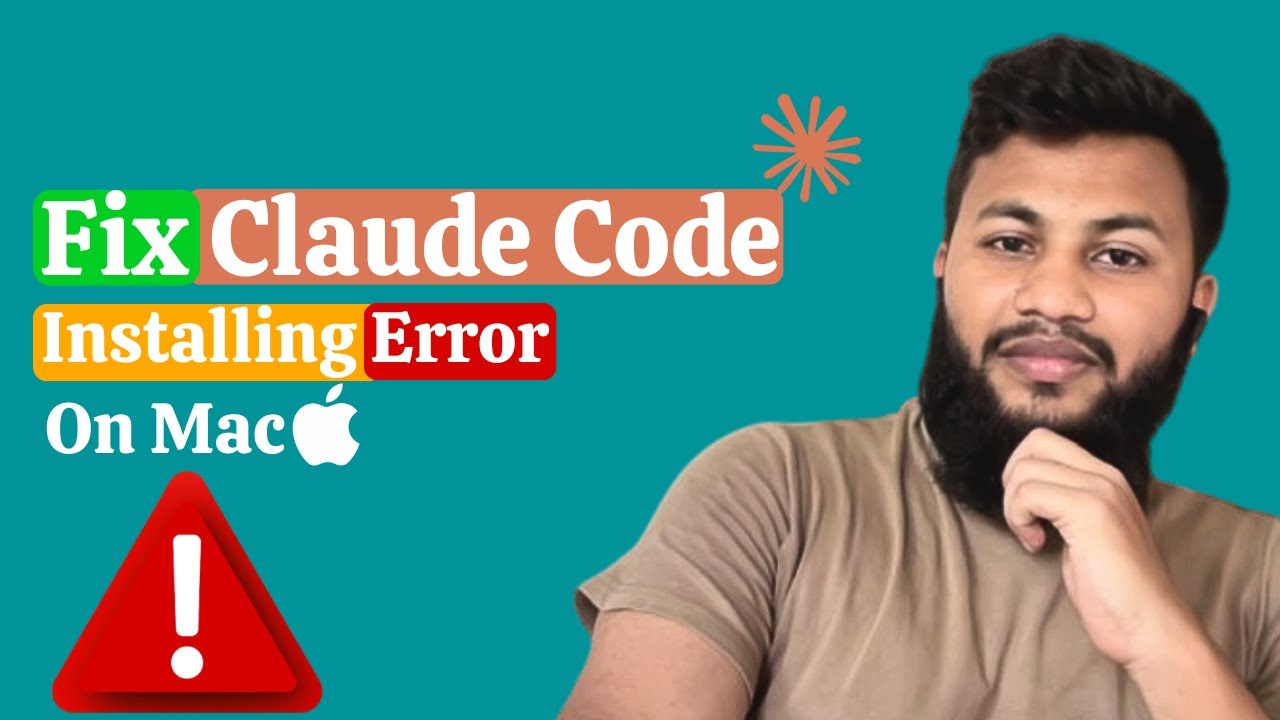 How to Install Claude Code On Your Mac, If it shows Error