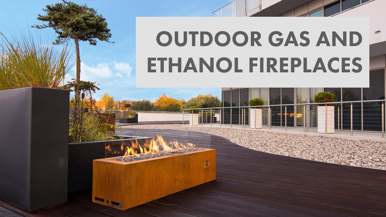 Outdoor Gas i Ethanol Fireplaces Collection by Planika