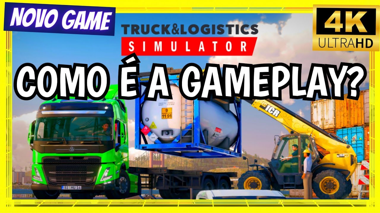Truck & Logistics Simulator - Como é a Gameplay do Jogo? - #ps5 Gameplay 4K de #g29
