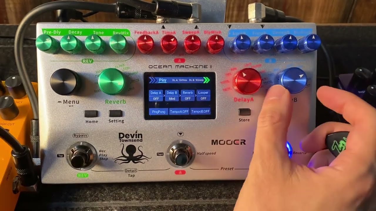 NO EXISTE UN REVERB DELAY MÁS SABROSO QUE ESTE  🥵 OCEAN MACHINE MOOER