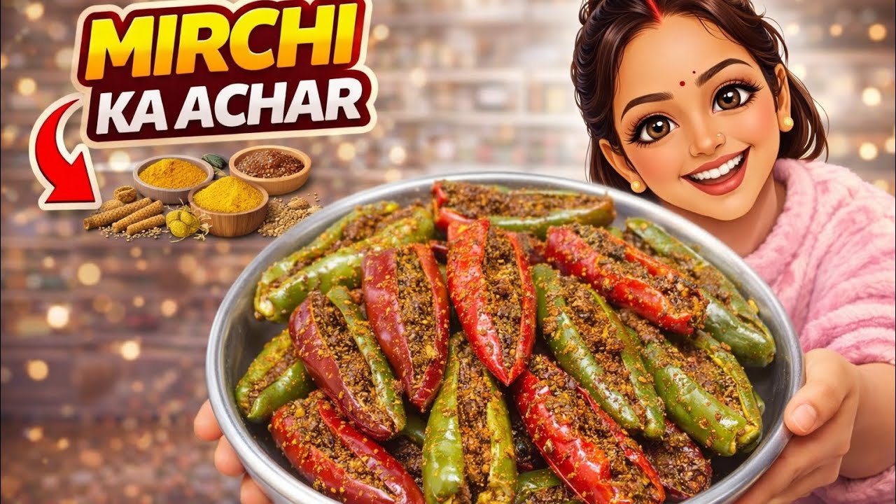 Mirchi Ka Achar Recipe 