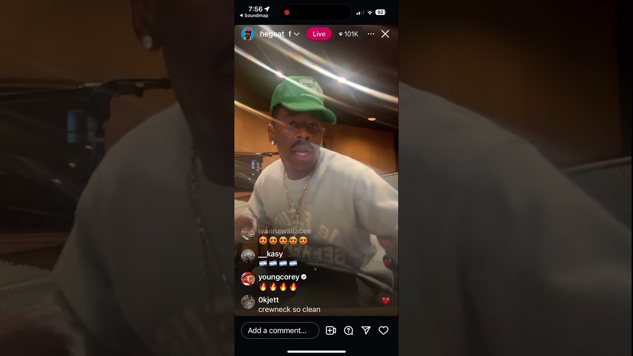Tyler, The Creator 8/13/25 Instagram Live Music Leaks Full Stream 