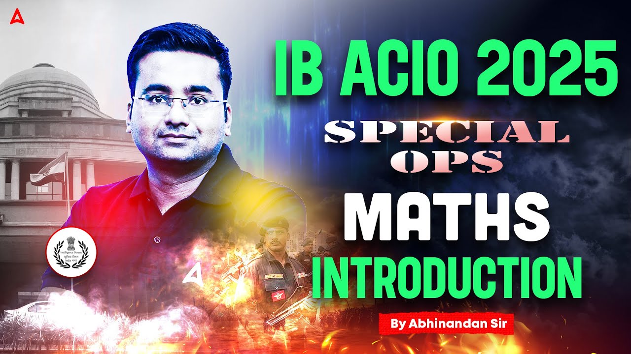 IB ACIO Maths Classes 2025 | IB ACIO Maths Introduction Class | IB ACIO Maths By Abhinandan Sir