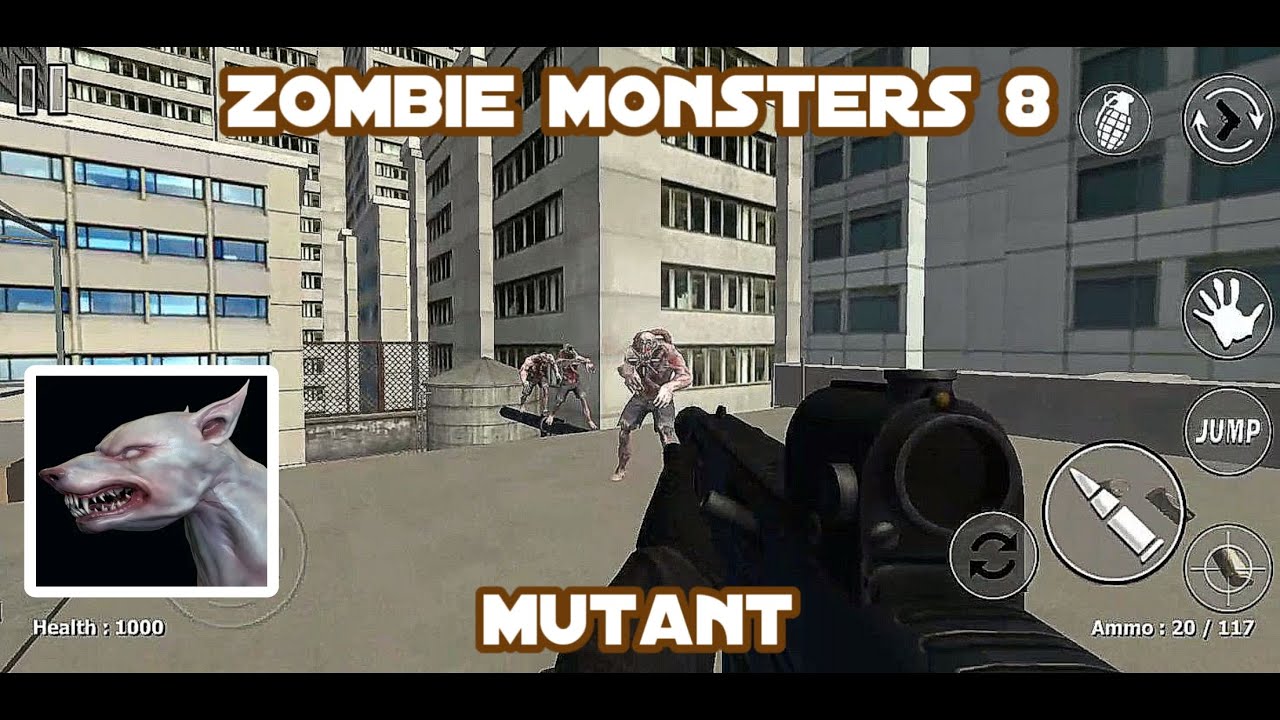 zombie monsters 8 mutant nivel 5-9 zombie evil kill 8
