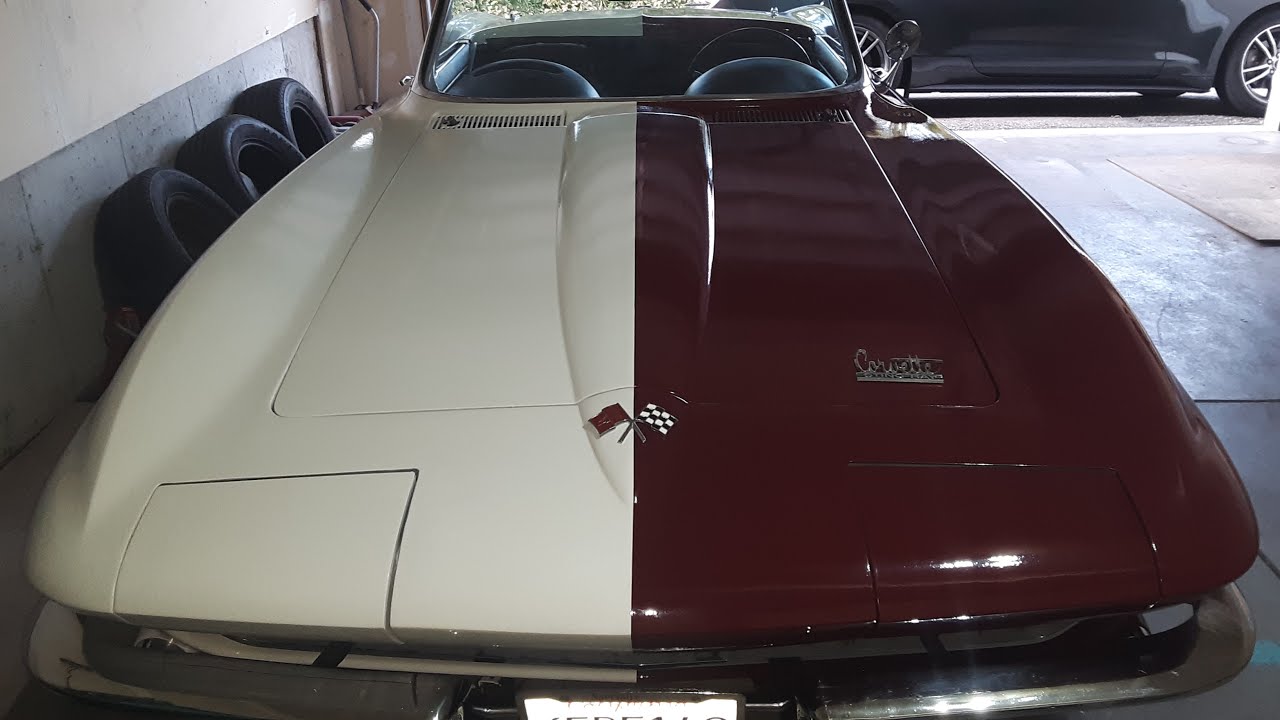1966 Corvette - $50 Rustoleum Paint Job - Rollers and Spray Cans!