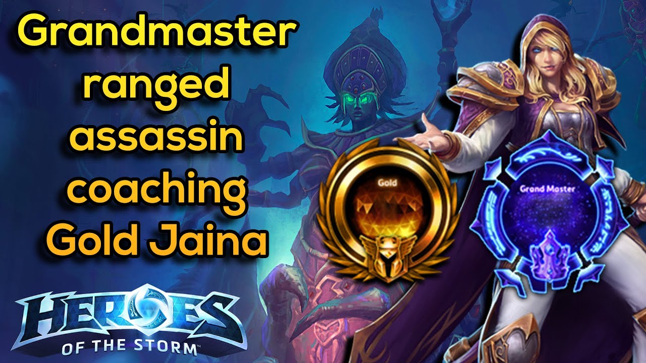 [HotS] Grandmaster Ranged Assassin coaching a Gold Jaina