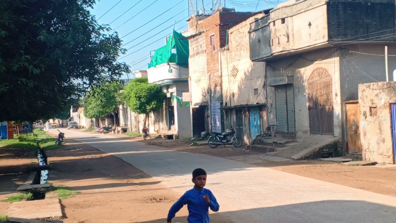 walking on the road of uk village