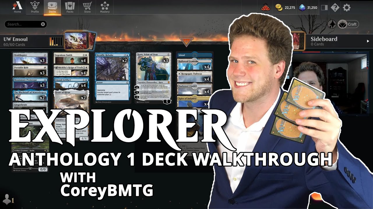 Explorer Anthology 1 Deck Walkthrough With CoreyBMTG | MTG Arena