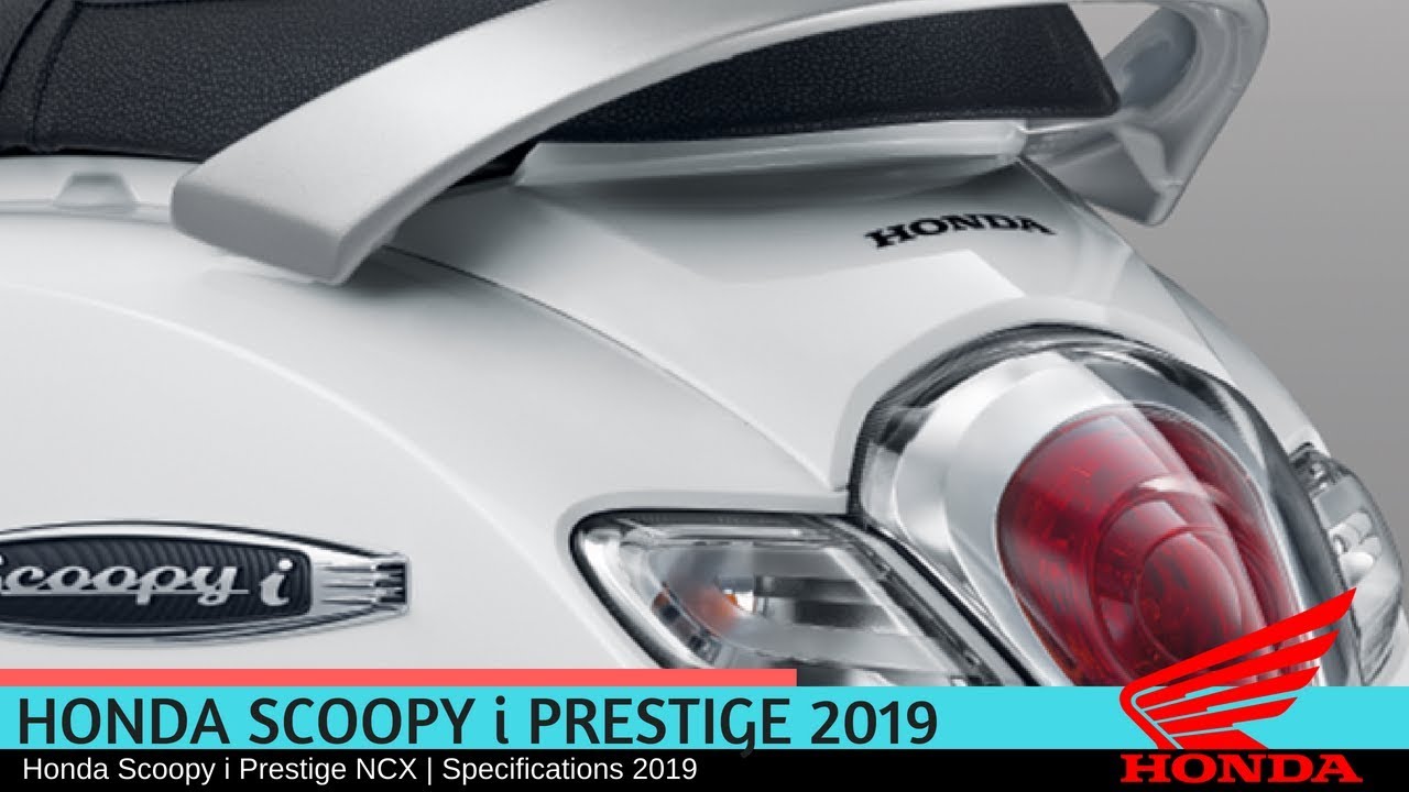Honda Scoopy i Prestige Specification 2019
