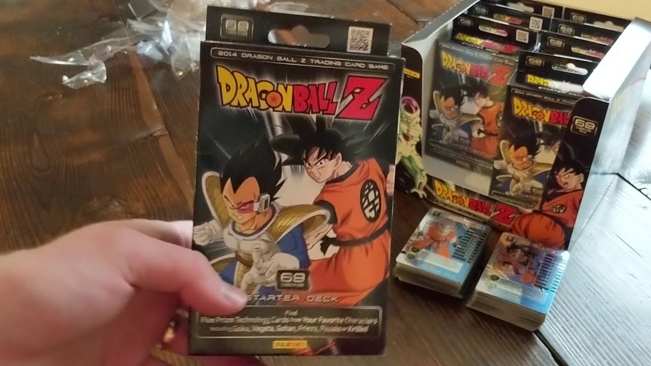 Dragon Ball Z CCG (Panini): Premier Set Starter Deck Box Unboxing