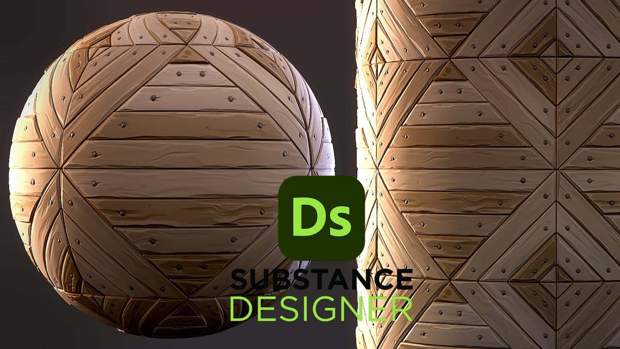 Stylized Wood Floor Pattern - Substance 3D Designer