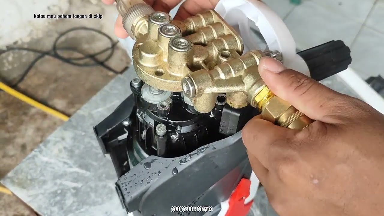 MEMPERBAIKI JET CLEANER YANG NYETRUM BOCOR DAN LAIN-LAIN