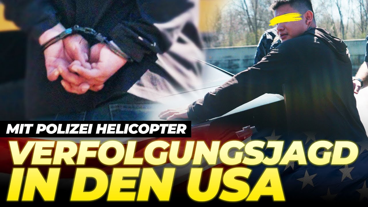 Verbrecher mit Hubschrauber jagen! | US Cops Praktikum