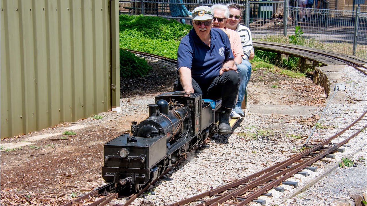 Australian Portland Cement Beyer Garratt in 5&rdquo; Gauge! Drivers View