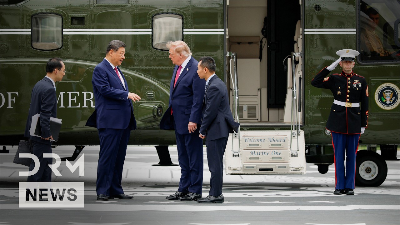 Trump Shows Xi Jinping Marine One During Historic White House State Visit | AC1G