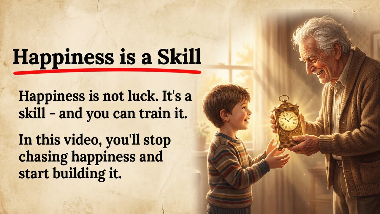 Stop Chasing Happiness: Build It Instead 🕰️ Learn English Through Story
