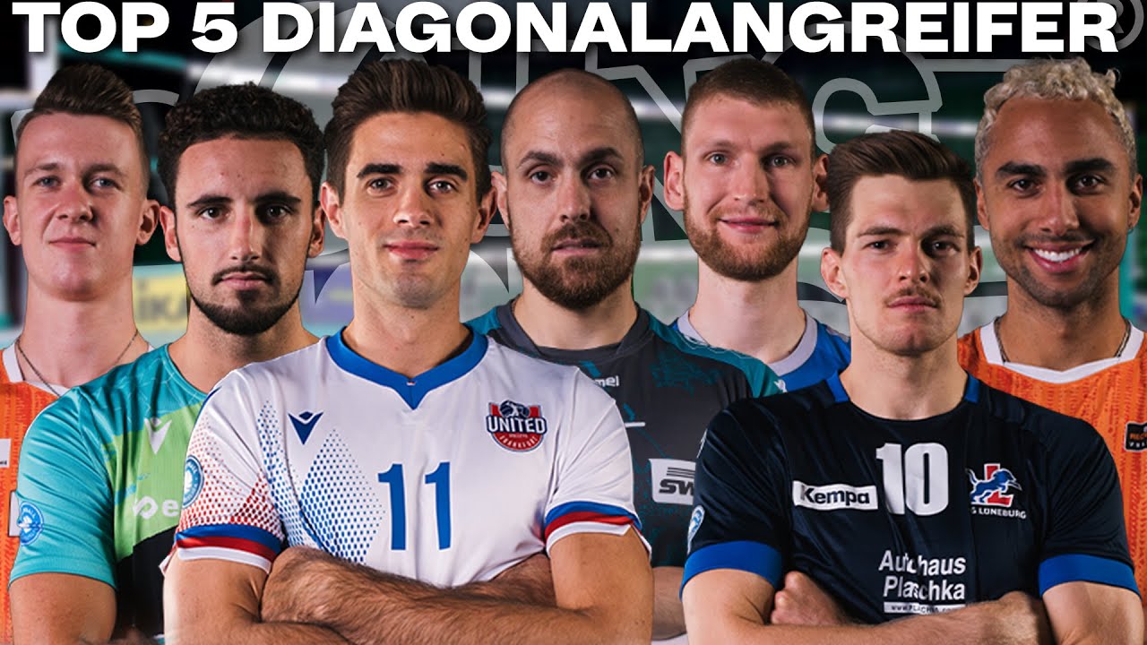 Die TOP 5 DIAGONALANGREIFER der Volleyball Bundesliga!