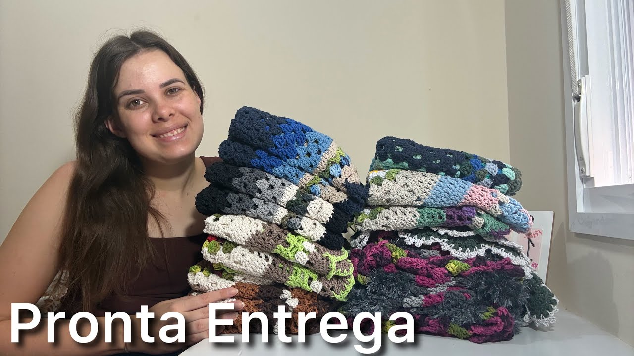 MOSTREI todas as peças que tenho disponíveis a PRONTA ENTREGA #crochet #croche 