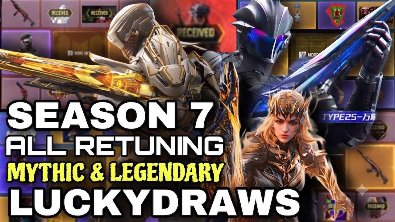 Season 7 All Retuning Mythic Draws|Returning Legendary Luckydraws Double Draws Dates Codm Leaks 2026