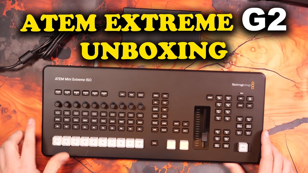 Blackmagic Atem Mini Extreme ISO G2 Unboxing 4k