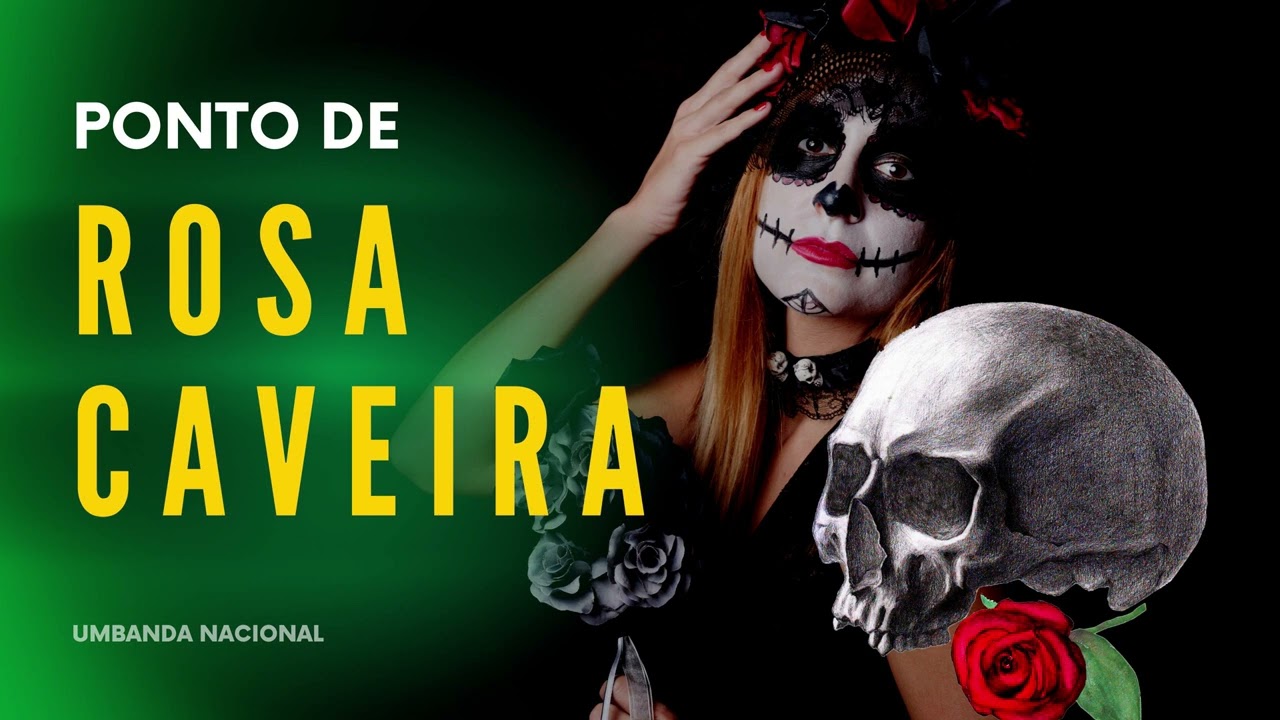 PONTO DE ROSA CAVEIRA COM LETRA - CASAMENTO DE ROSA CAVEIRA