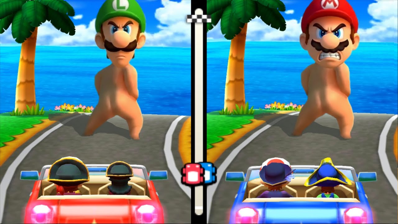 【マリオパーティ100ミニゲームコレクション】ミニゲームマリオVsワルイージVsルイージVsデイジー(最強CPU｢たつじん)