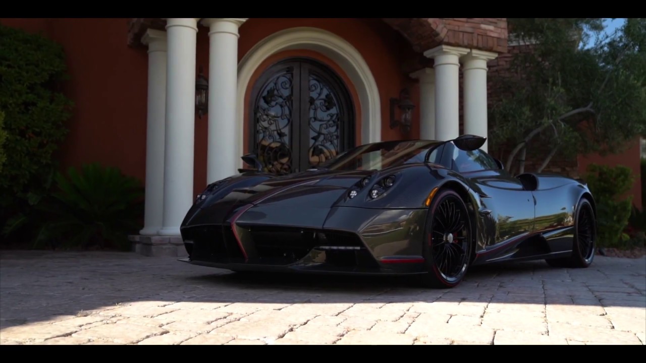 Pagani Huayra Roadster in Vegas! (Full Clear Bra)
