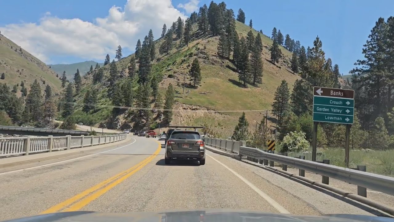 Scenic Hwy 55 Idaho, from Horse Bend to McCall - Part 1