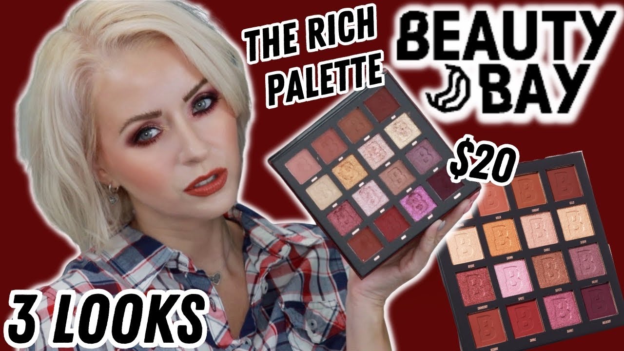 BEAUTY BAY RICH PALETTE REVIEW + 3 LOOK TUTORIAL | Steff's Beauty Stash