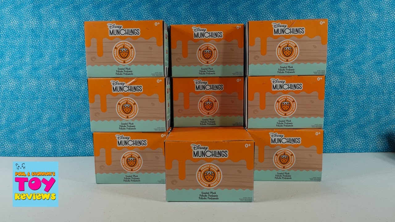 Disney Munchlings Fruity Finds Scented Plush Unboxing Review | PSToyReviews