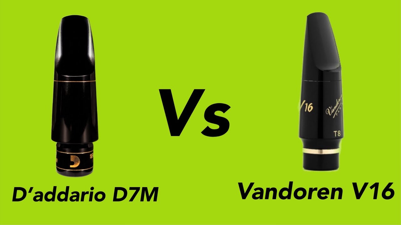 Vandoren V16 T8 Vs D'addario Select Jazz D7M