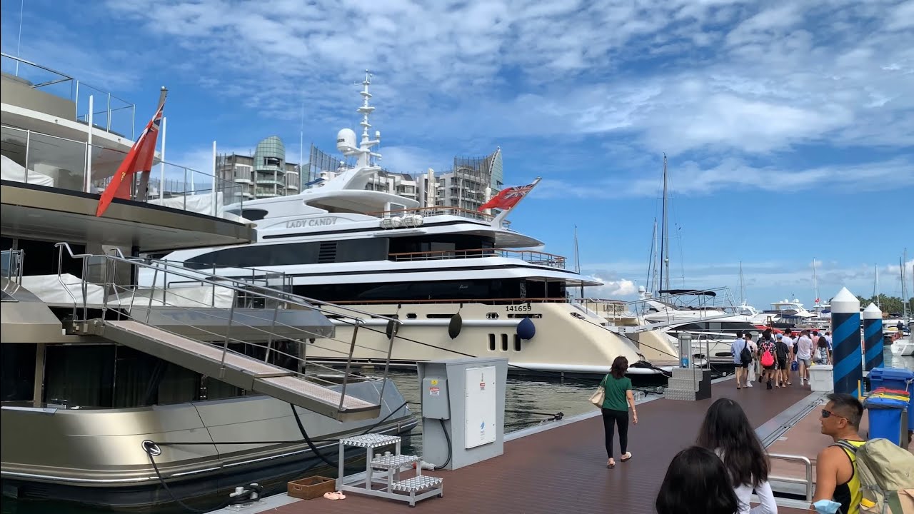 WALK THROUGH ONE°15 MARINA SENTOSA BAY BOAT RIDE SINGAPORE
