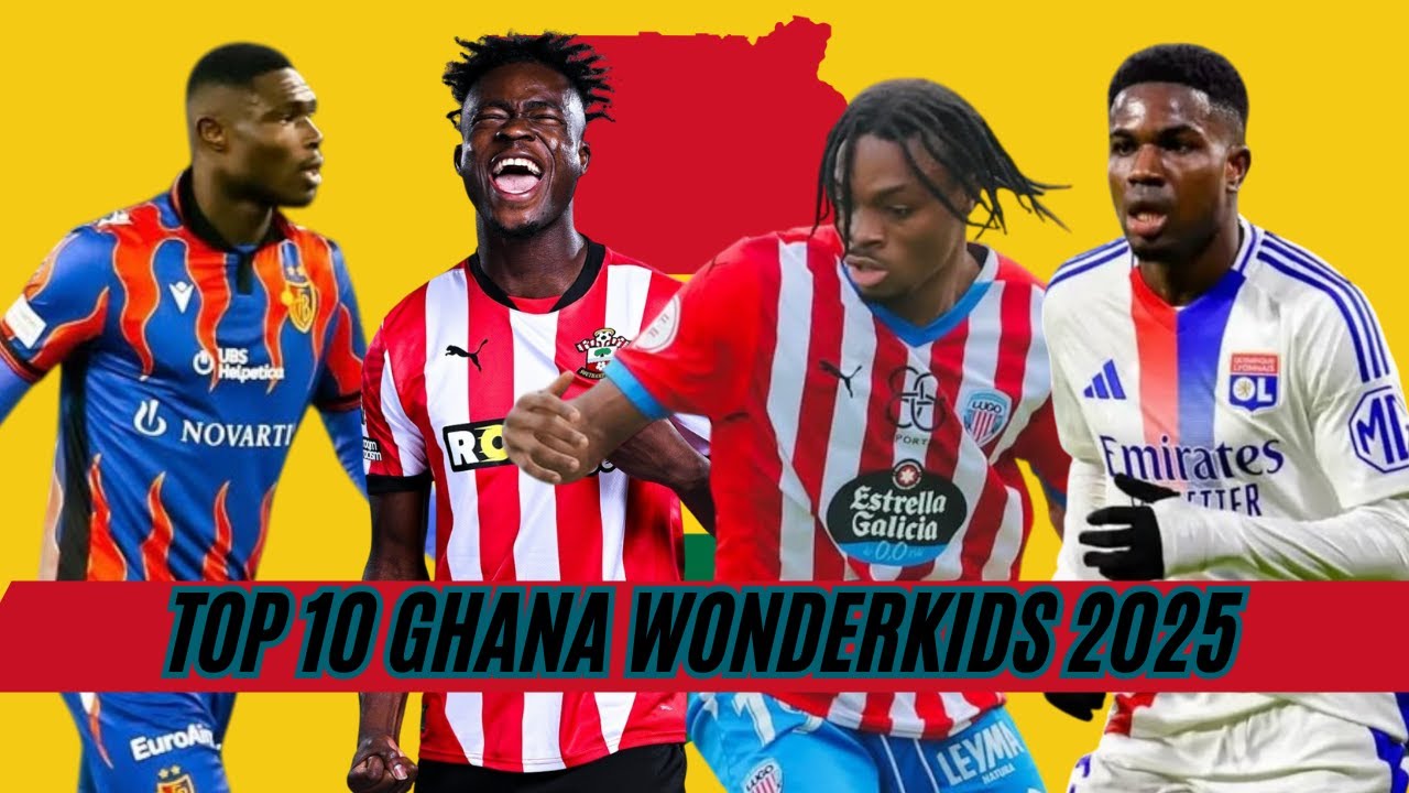 Top 10 Ghana Football Wonderkids 2025 | Ghanaian Youth Talents Dominating Football in 2025