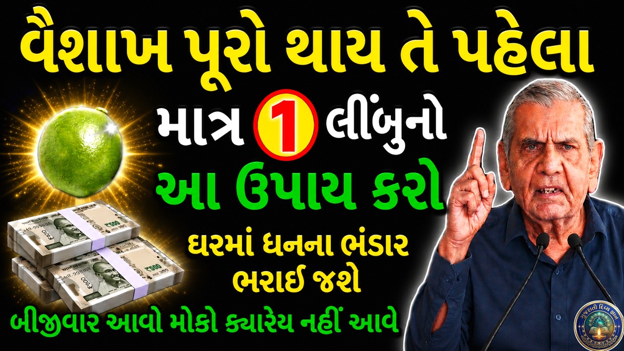 માત્ર 1 લીંબુનો આ ખાસ ઉપાય કરો | vastu Shastra | Vastu Tips | astrology remedies