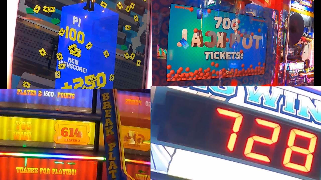 Выигрыш джекпотов в Dave And Busters