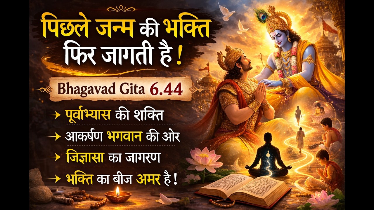 “भक्ति का बीज कभी नष्ट नहीं होता” || Bhagavad Gita Chapter 6.43 |  ध्यान योग